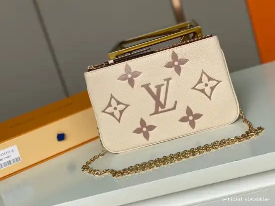 Official oldcobbler ZIP DOUBLE LOUIS VUITTON POCHETTE 0612
